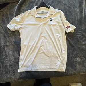 BMW Callaway Classic White Polo Shirt for Men